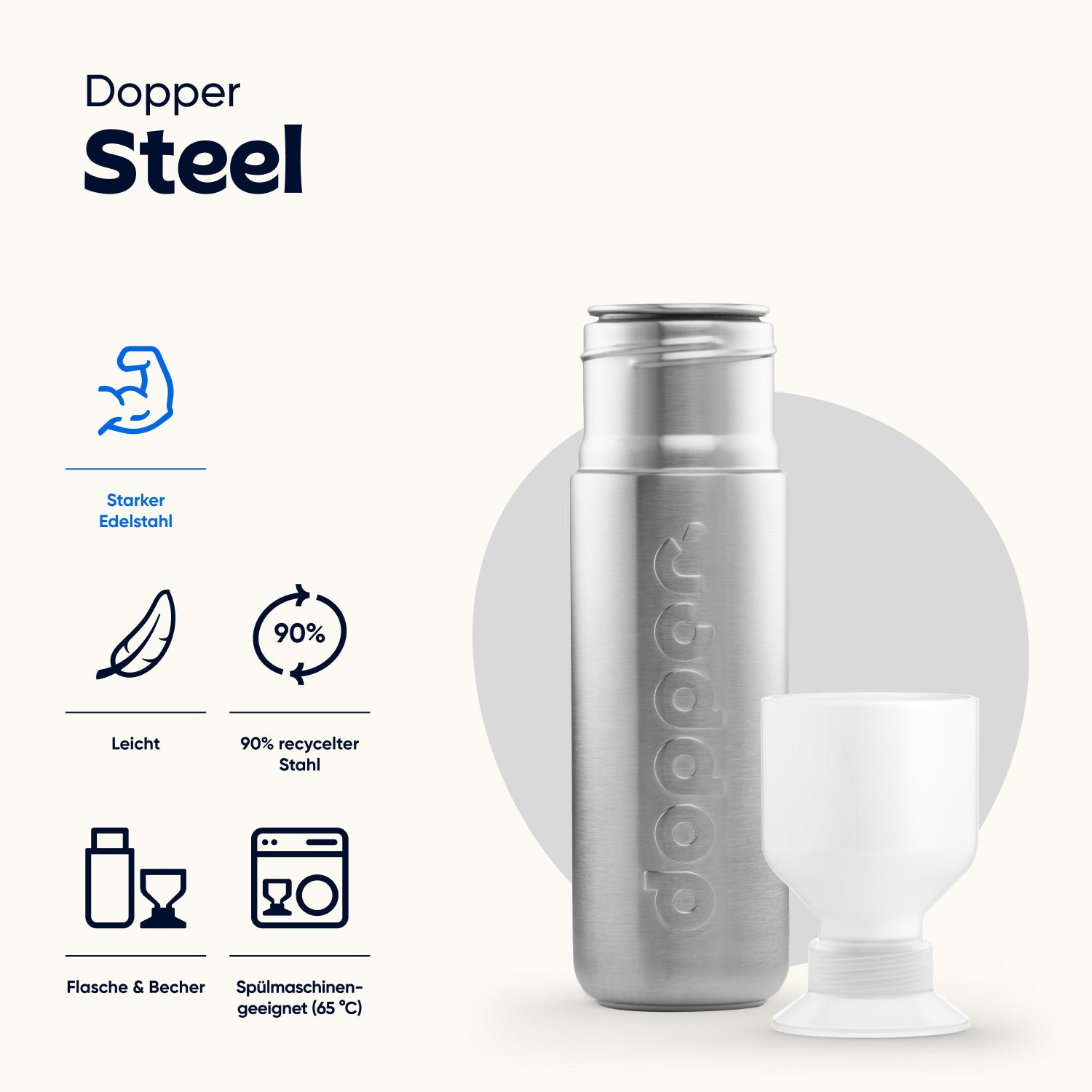 Dopper Steel (490 ml)