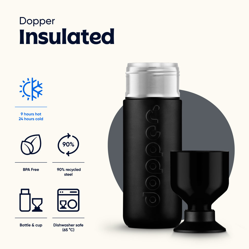 Dopper Insulated (580 ml) - Blazing Black