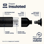 Dopper Insulated (580 ml) - Blazing Black