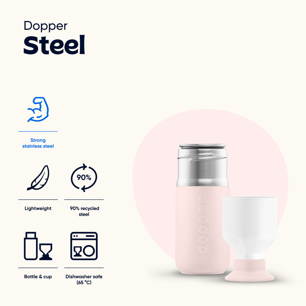 Dopper Steel (350 ml) - Soft Pink