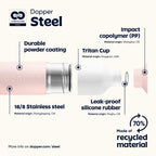 Dopper Steel (350 ml) - Soft Pink