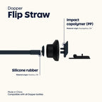 Flip Straw - Black